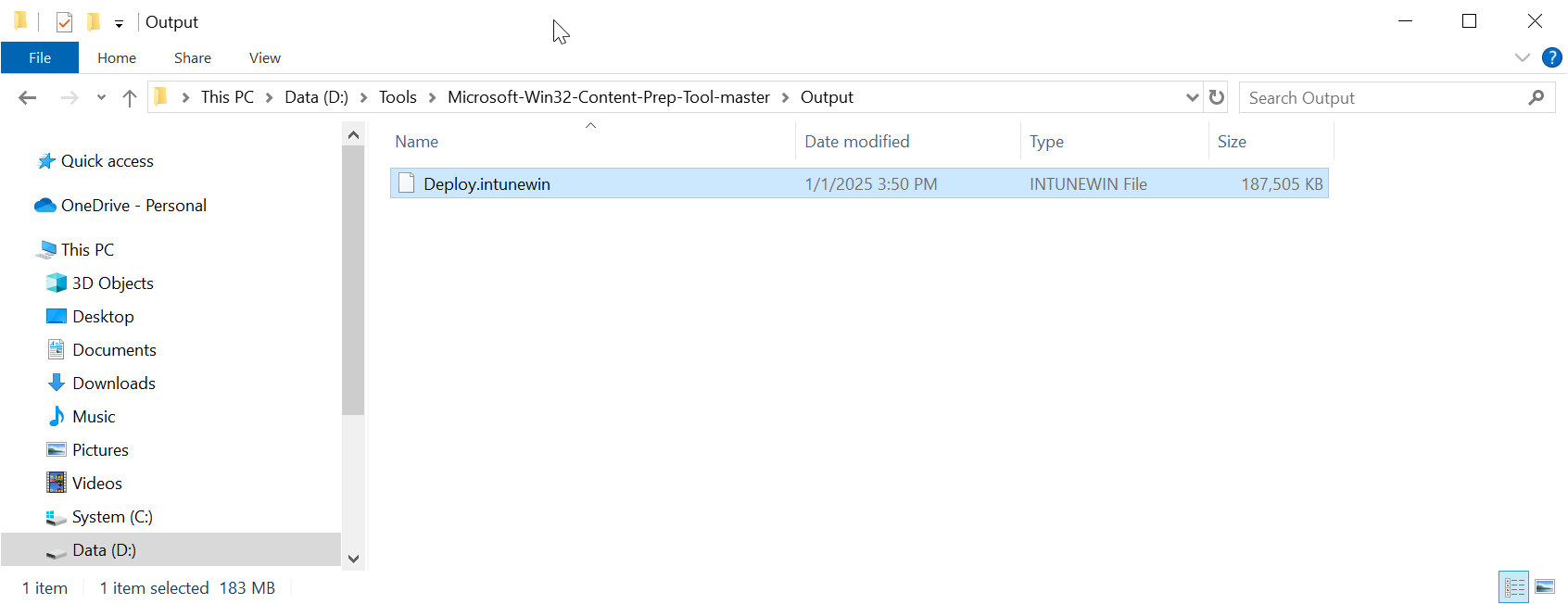 DualShield MFA Platform > Create an Intune deploy package file for the Computer Logon Modern Authentication > image-2025-1-1_15-51-54.png
